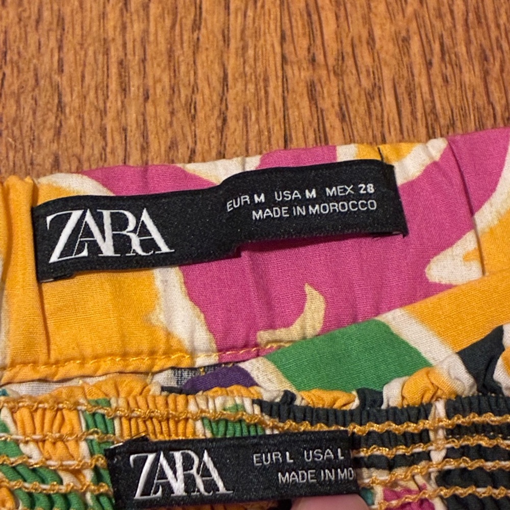 Zara Multicolor Abstract Print Set - Picture 3 of 3